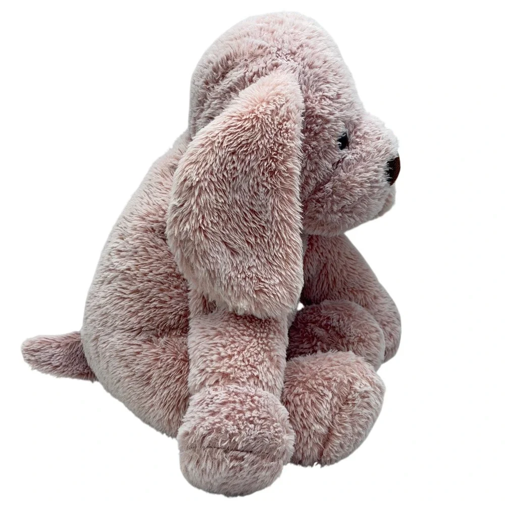 Animal Adventure‎ Pink Puppy Dog Plush Stuffed Animal Floppy Ears 12 inch Seated